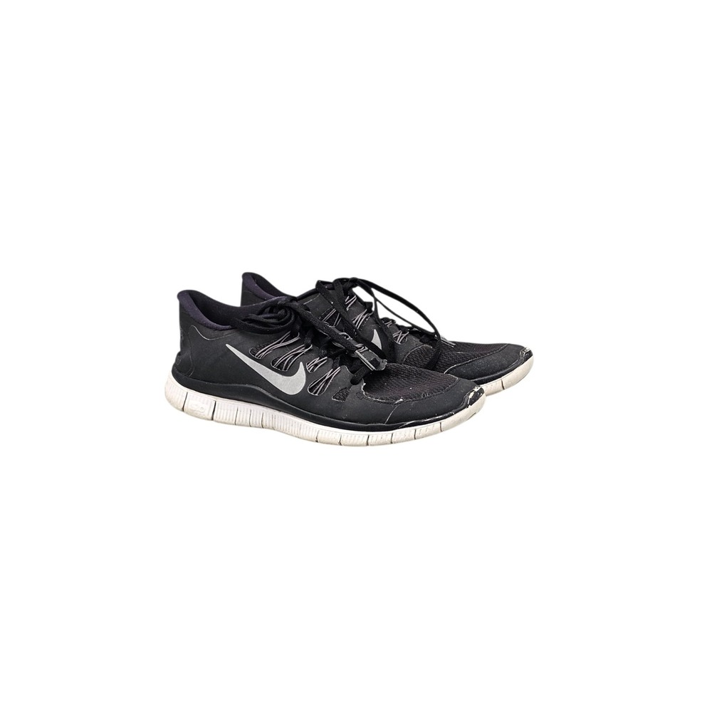 Nike Free 5.0 Women Running Shoes Black Grey 580591-002 Size 9 US